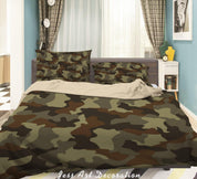 3D Vintage Camouflage Pattern Quilt Cover Set Bedding Set Duvet Cover Pillowcases LXL- Jess Art Decoration