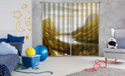 3D Nature Landscape Oil Painting Curtains and Drapes LQH 60- Jess Art Decoration