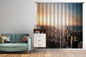 3D Sunset Sky City Architecture Curtains and Drapes LQH 120- Jess Art Decoration