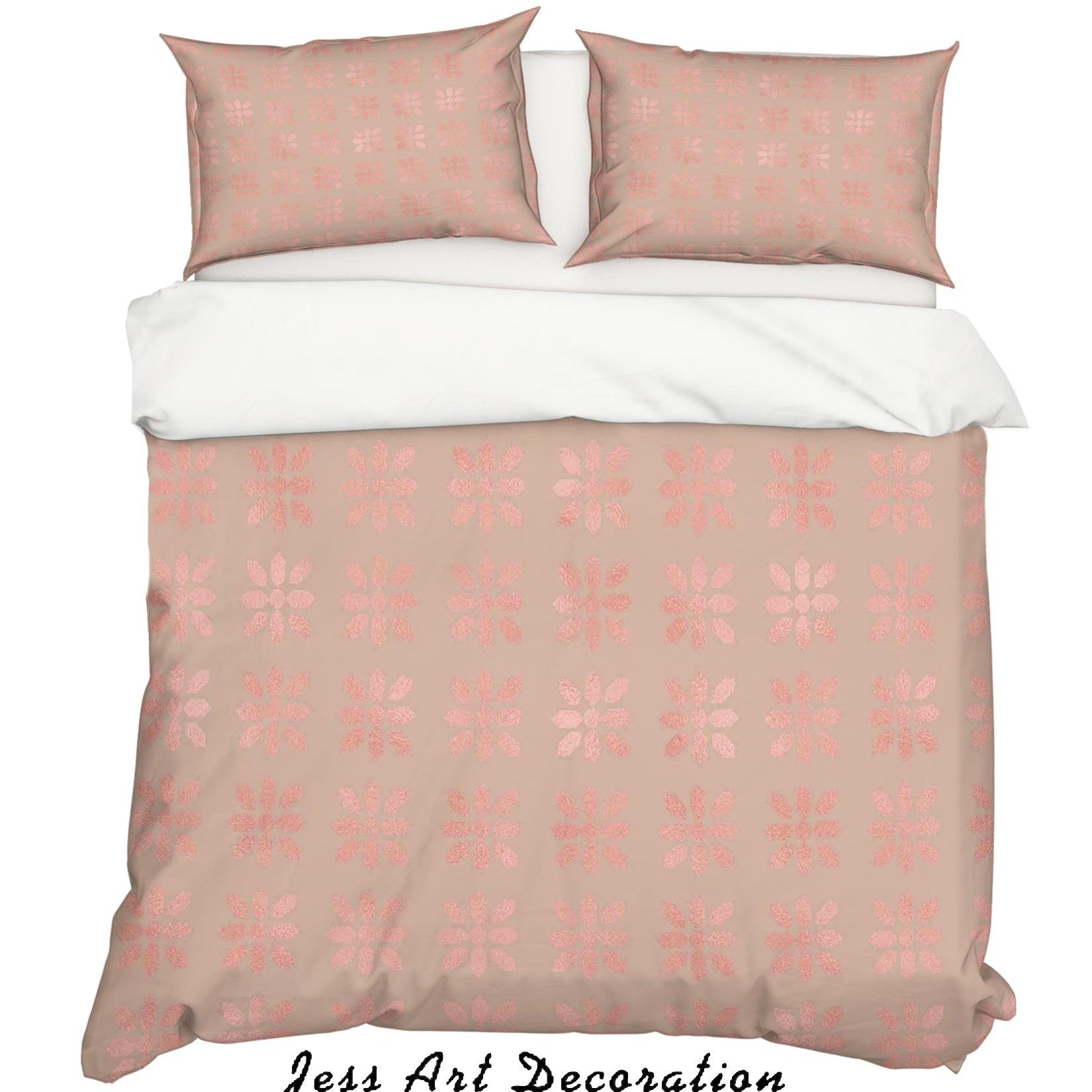 3D Abstract Cherry Blossom Quilt Cover Set Bedding Set Pillowcases 16- Jess Art Decoration