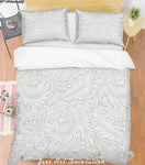 3D Plant Leaf Pattern Quilt Cover Set Bedding Set Pillowcases  52- Jess Art Decoration
