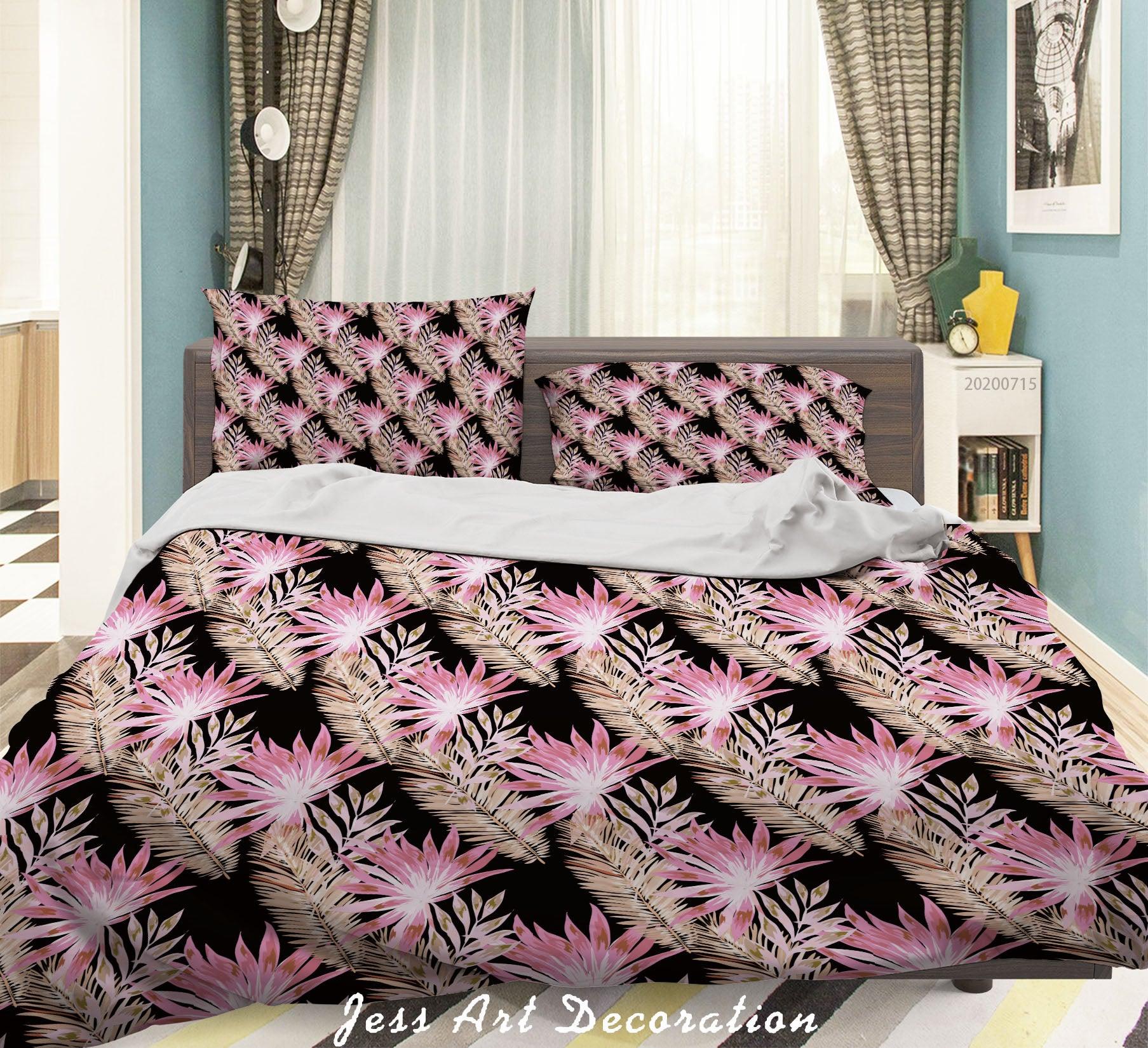 3D Vintage Floral Quilt Cover Set Bedding Set Duvet Cover Pillowcases WJ 1582- Jess Art Decoration