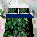 3D Green Plant Leaf  Quilt Cover Set Bedding Set Pillowcases  75- Jess Art Decoration