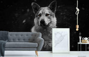 3D Forest Animal Wolf Wall Mural Wallpaper LQH 52- Jess Art Decoration
