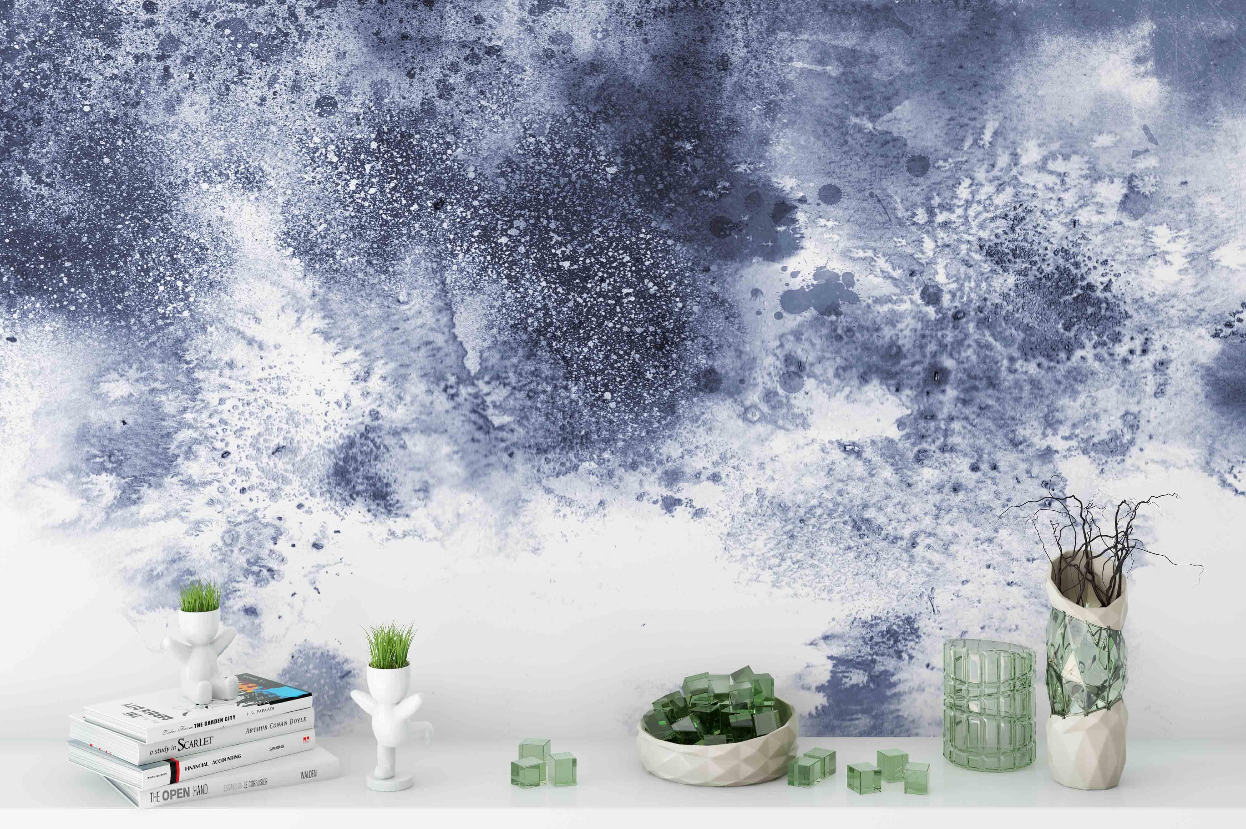 3D Watercolor Ink Wall Mural Wallpaper 176- Jess Art Decoration