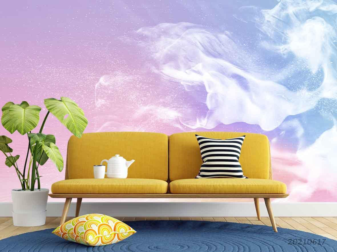 3D Watercolor Sky Cloud Wall Mural Wallpaper LQH 132- Jess Art Decoration