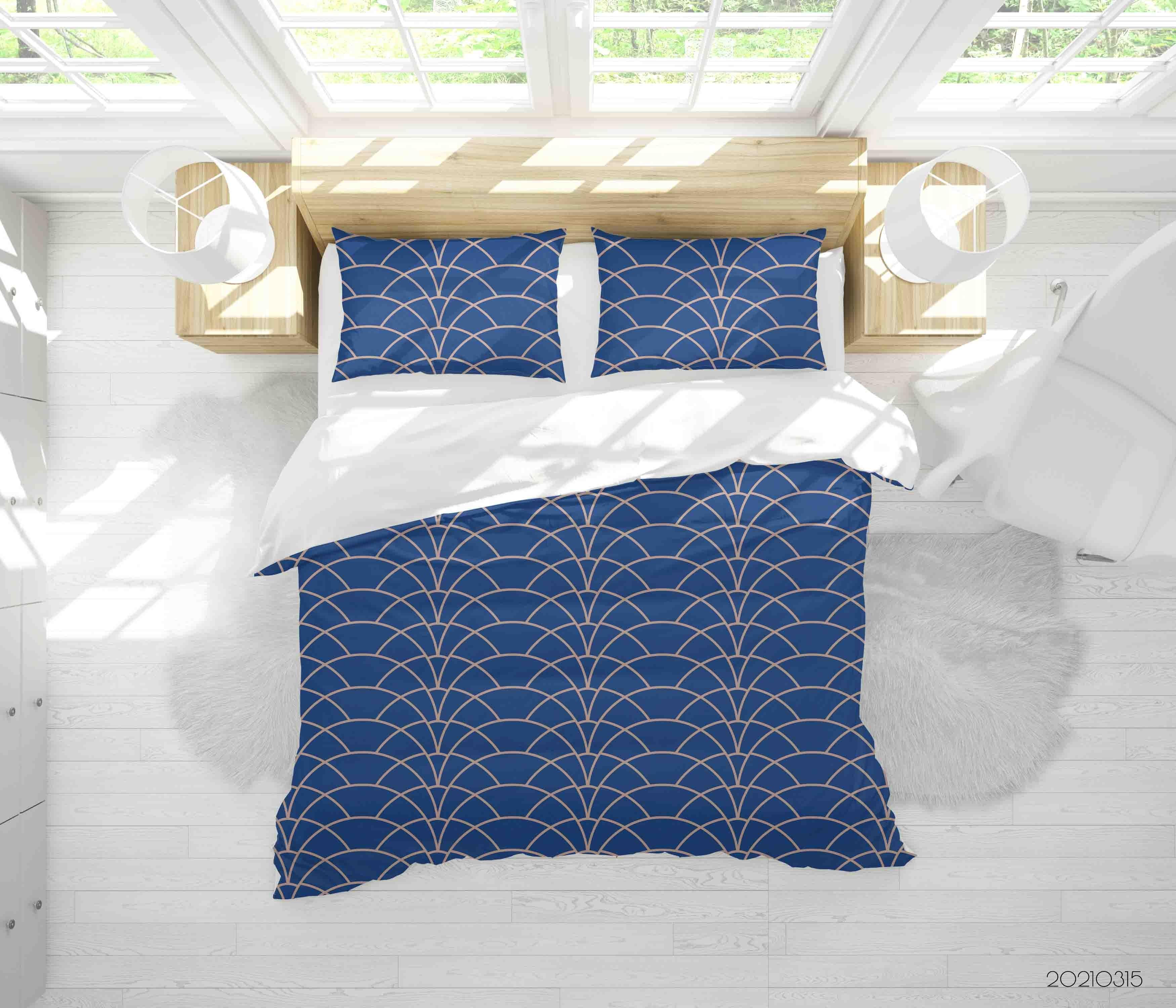 3D Abstract Geometric Art Decoration Quilt Cover Set Bedding Set Duvet Cover Pillowcases 228- Jess Art Decoration