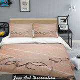 3D  Beach Letters   Quilt Cover Set Bedding Set Pillowcases  80- Jess Art Decoration