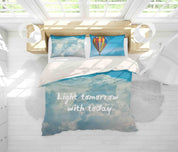 3D Blue Sky Balloon Quilt Cover Set Bedding Set Pillowcases 102- Jess Art Decoration