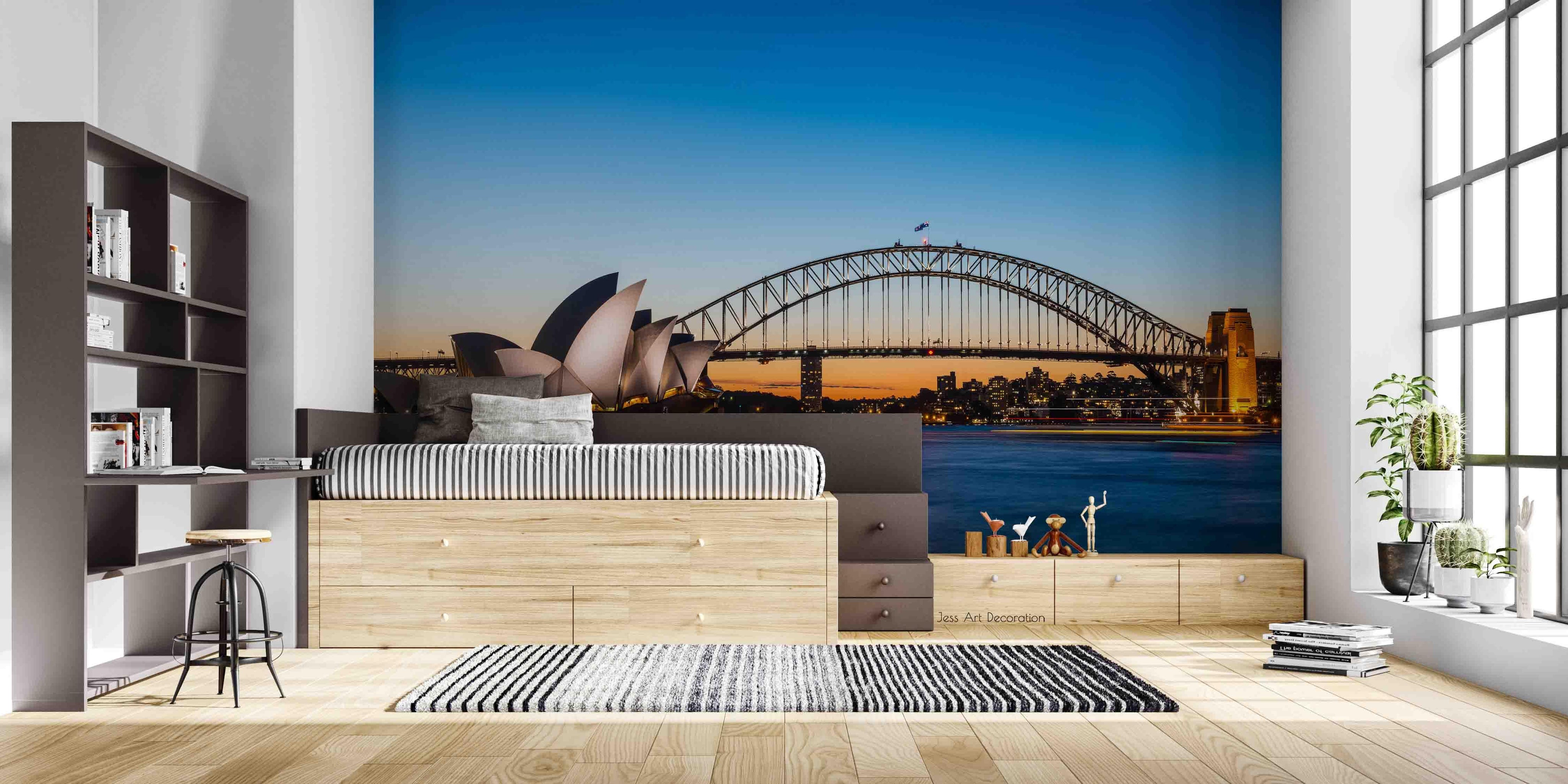 3D Sydney Opera House Wall Mural Wallpaper sww 97- Jess Art Decoration