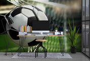 3D Football Net Pattern Wall Mural Wallpaper GD 2916- Jess Art Decoration