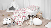 3D Cartoon Pink Animal Quilt Cover Set Bedding Set Duvet Cover Pillowcases LXL 65- Jess Art Decoration
