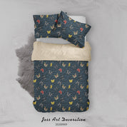3D Butterflies Flying Pattern Quilt Cover Set Bedding Set Duvet Cover Pillowcases WJ 1916- Jess Art Decoration