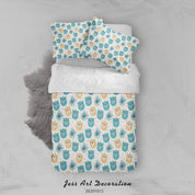 3D Cartoon Animal Bears Pattern Quilt Cover Set Bedding Set Duvet Cover Pillowcases WJ 9594- Jess Art Decoration