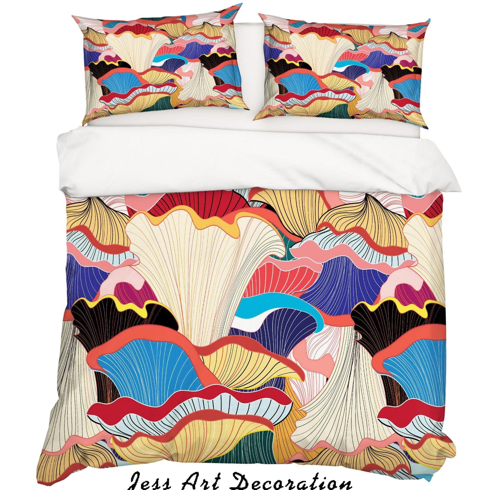 3D Abstract Floral Quilt Cover Set Bedding Set Pillowcases 05- Jess Art Decoration