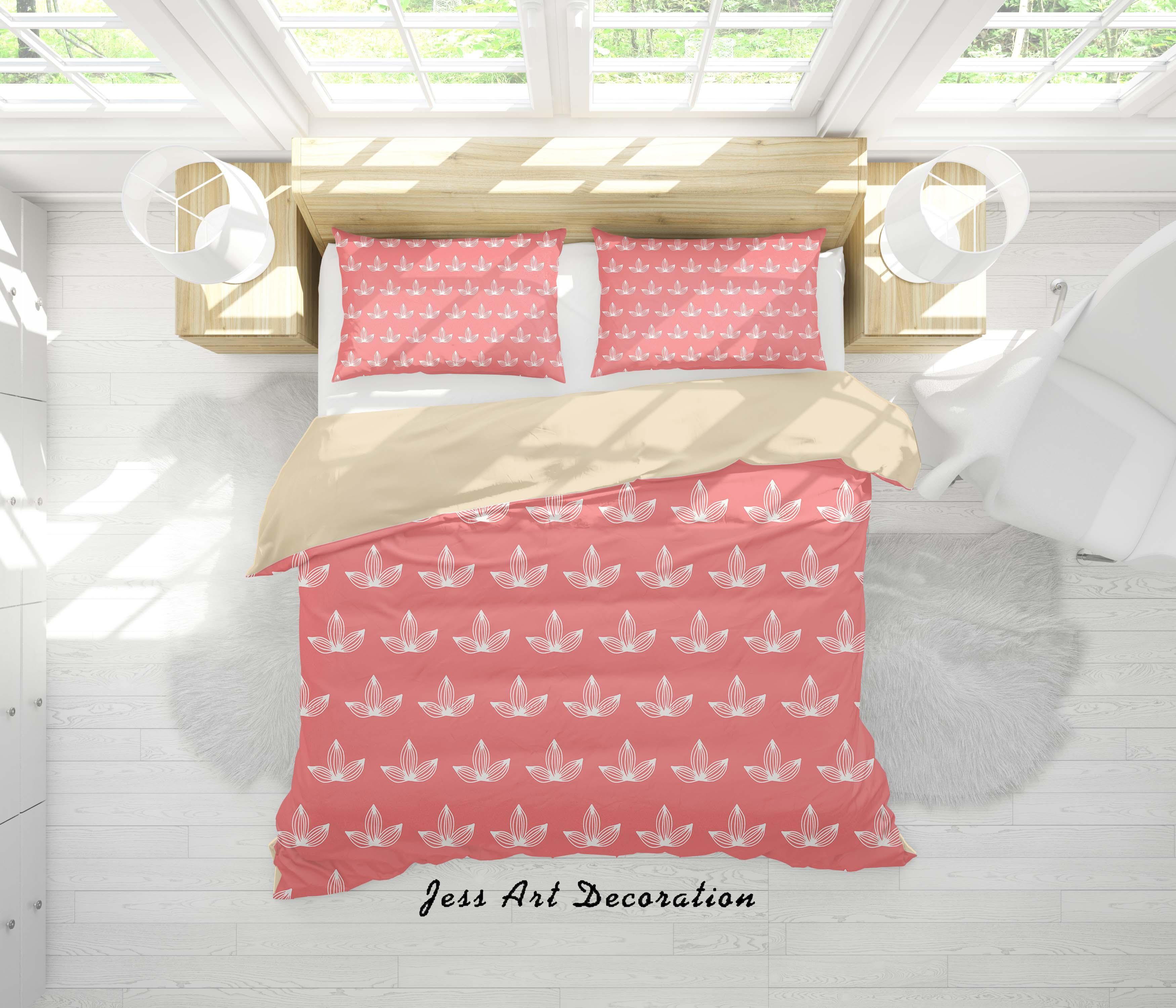3D Red Floral Quilt Cover Set Bedding Set Duvet Cover Pillowcases SF16- Jess Art Decoration