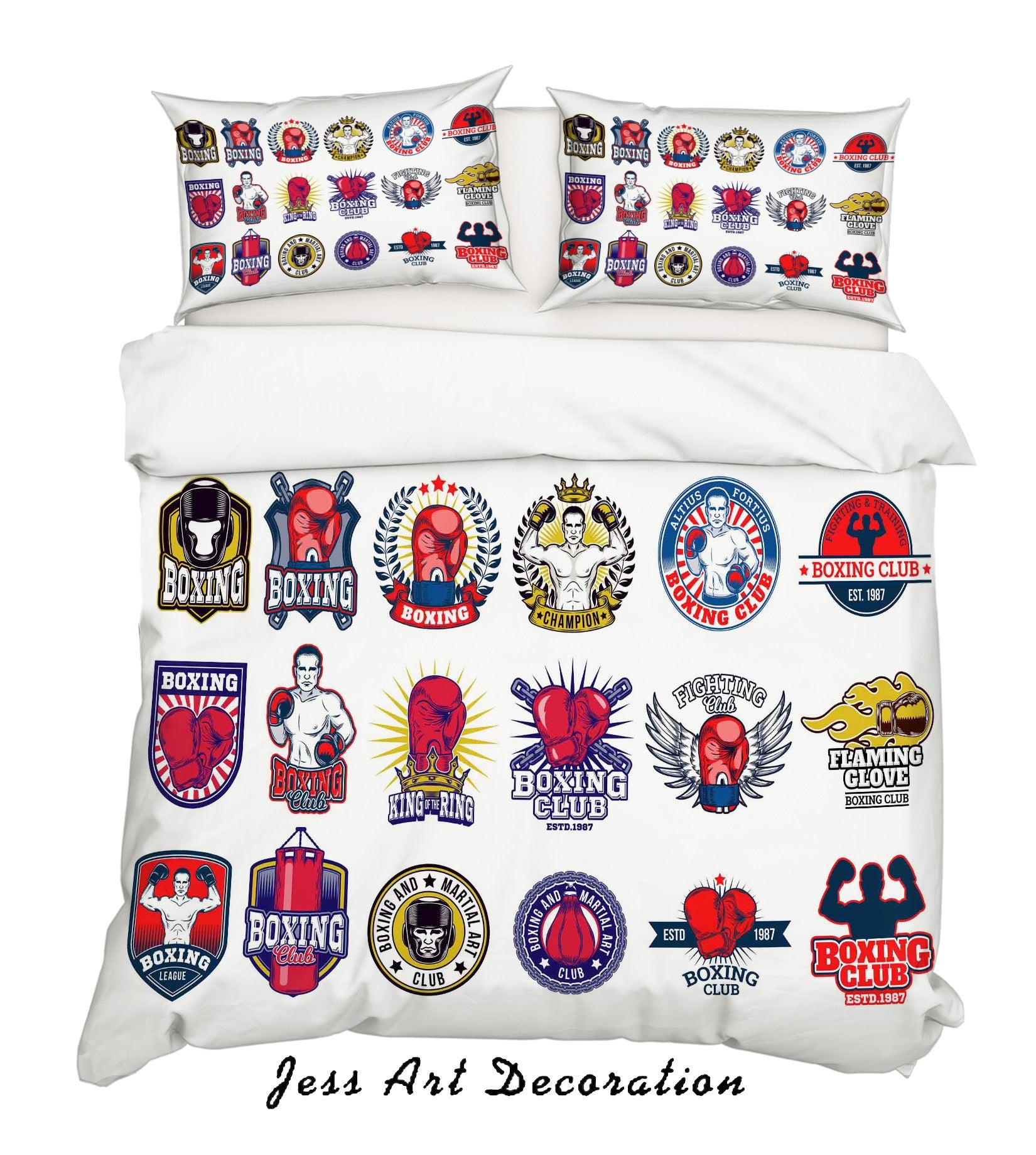 3D White Medal Pattern Quilt Cover Set Bedding Set Pillowcases 25- Jess Art Decoration