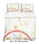 3D Abstract Floral Quilt Cover Set Bedding Set Pillowcases 51- Jess Art Decoration