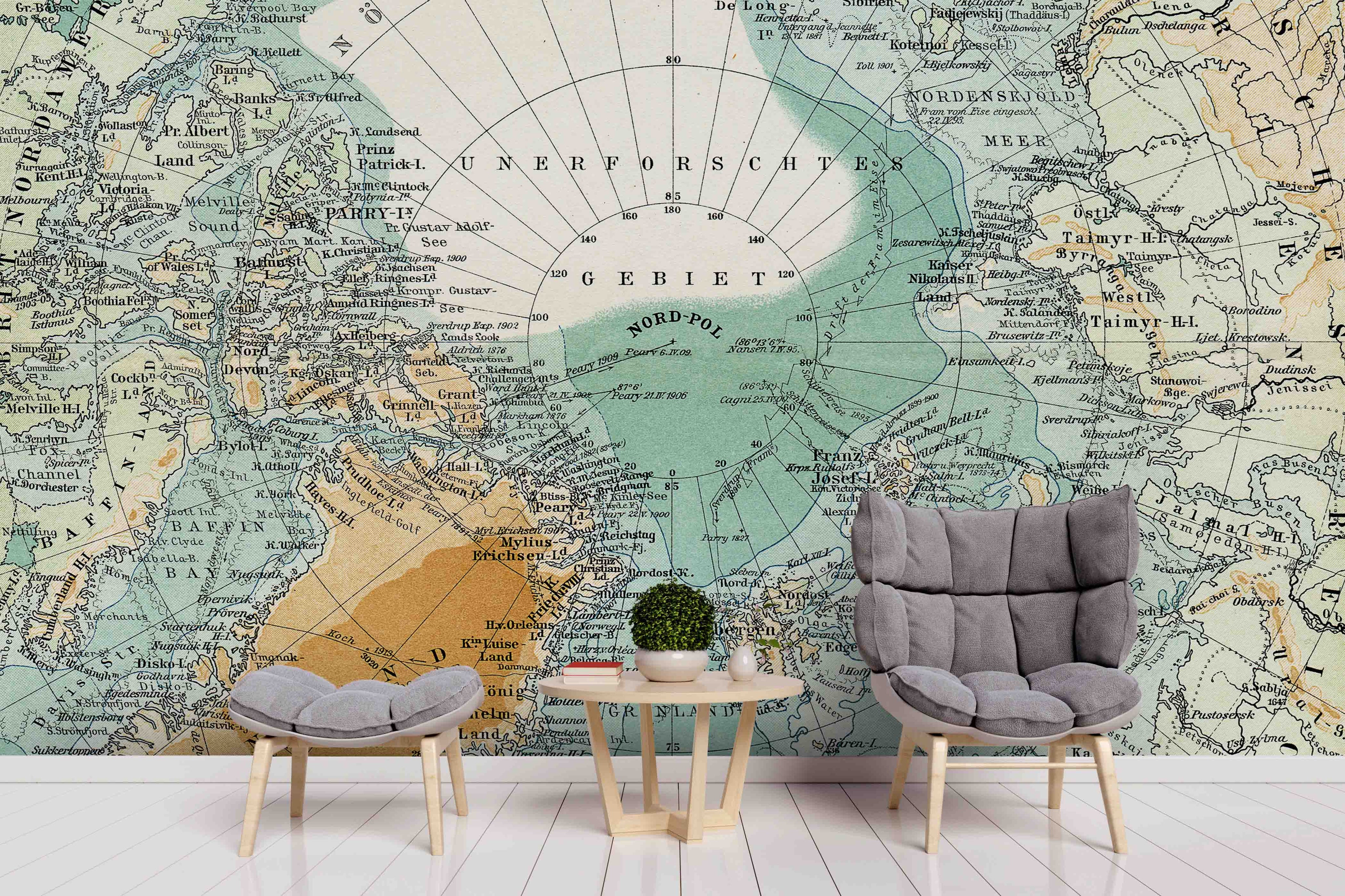 3D Classic World Map Wall Mural Wallpaper best seller D23
