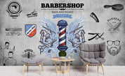 3D Barbershop Background Wall Mural Wallpaper LQH 68- Jess Art Decoration