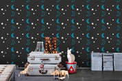 3D Hand Drawn Space Moon Wall Mural Wallpaper LQH 390- Jess Art Decoration