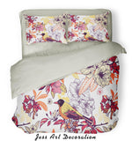 3D Color Flowers Quilt Cover Set Bedding Set Pillowcases  59- Jess Art Decoration
