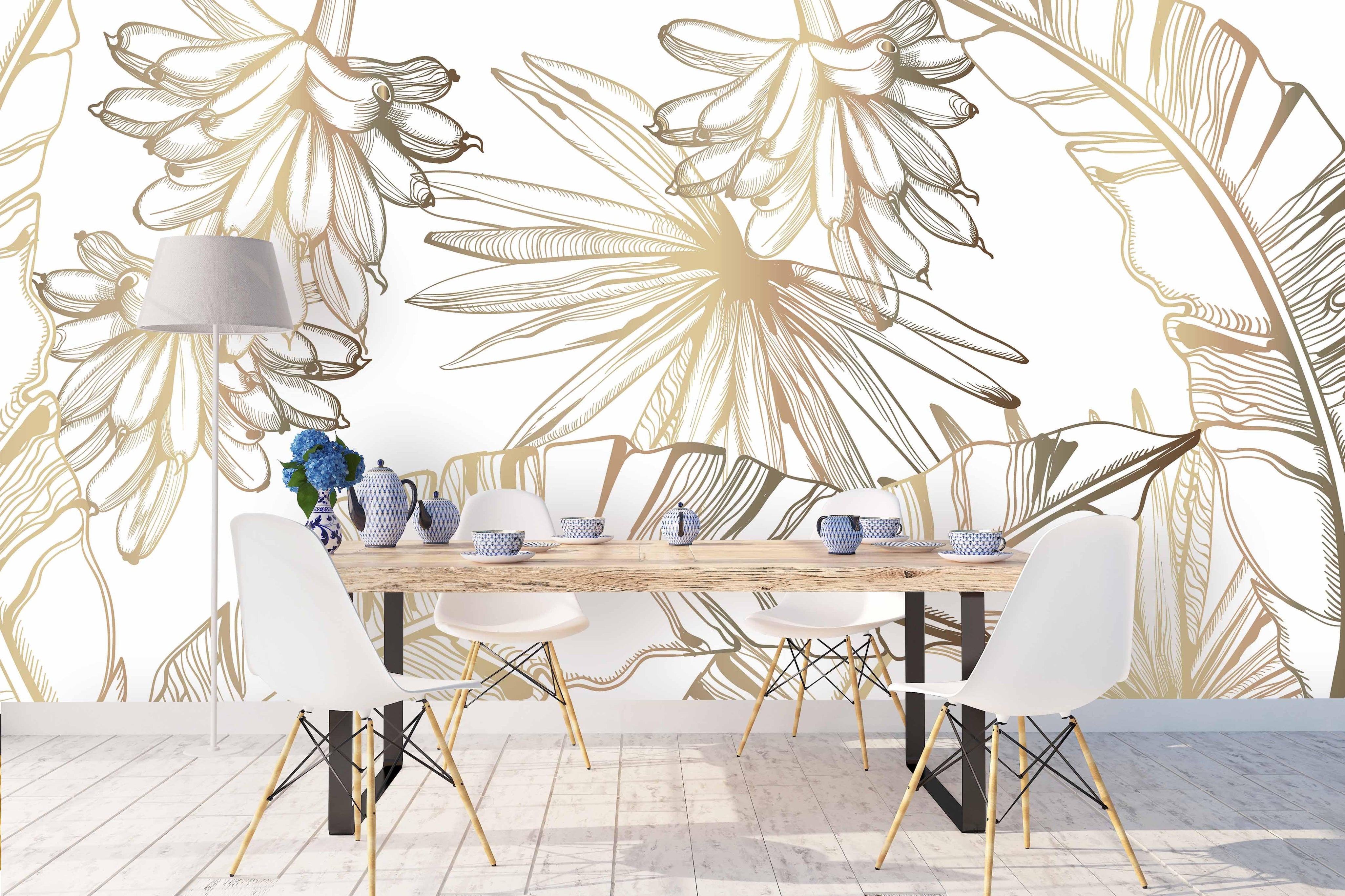 3D Banana Leaf Wall Mural Wallpaper 23- Jess Art Decoration