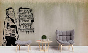3D Girl Free Graffiti Wall Mural Wallpaper  sww  227- Jess Art Decoration