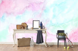 3D Abstract Pink Green Clouds Wall Mural Wallpaper 14- Jess Art Decoration