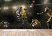 Basketball Game Basketball Wallpaper basketball wall mural for bedroom, gym or sports room - view 3