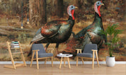 3D Realistic Oil Painting Pheasant Wall Mural Wallpaper LXL 1656- Jess Art Decoration