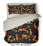 3D Tiger Pattern Quilt Cover Set Bedding Set Pillowcases  52- Jess Art Decoration