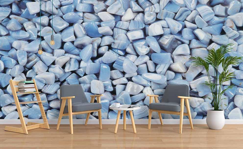 3D Pebbles Pattern Wall Mural Wallpaper LQH 204- Jess Art Decoration