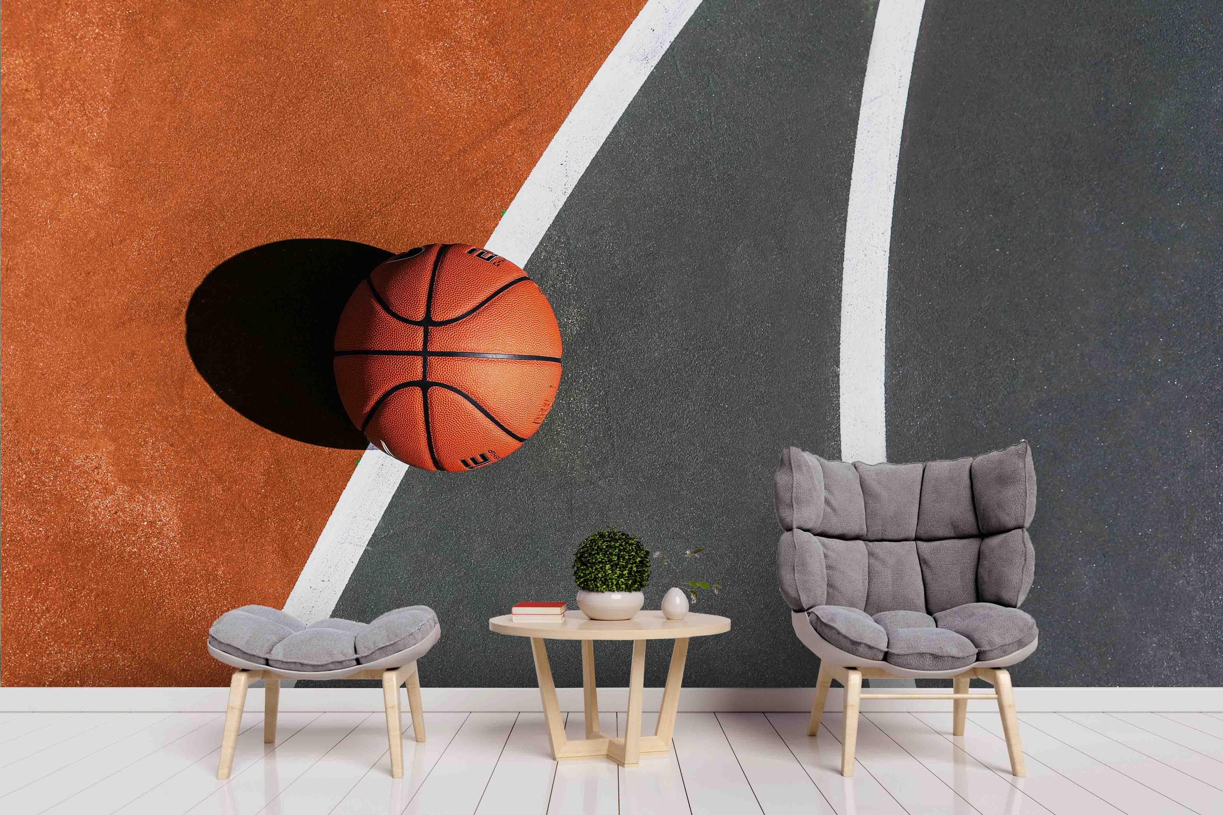3D Basketball Wall Mural Wallpaper SF94- Jess Art Decoration