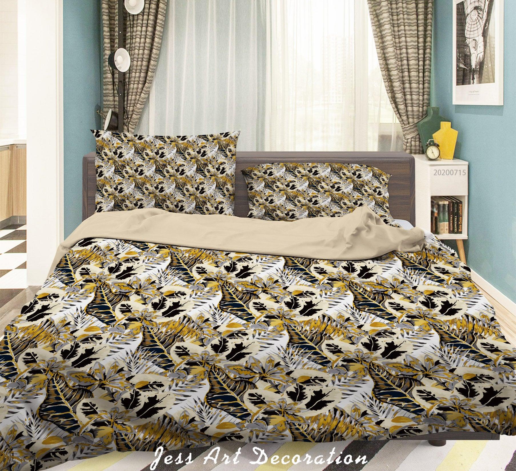 3D Vintage Floral Quilt Cover Set Bedding Set Duvet Cover Pillowcases WJ 1584- Jess Art Decoration