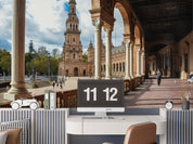 3D Architecture Column Tower Seville Spain Wall Mural Wallpaper GD 2161- Jess Art Decoration