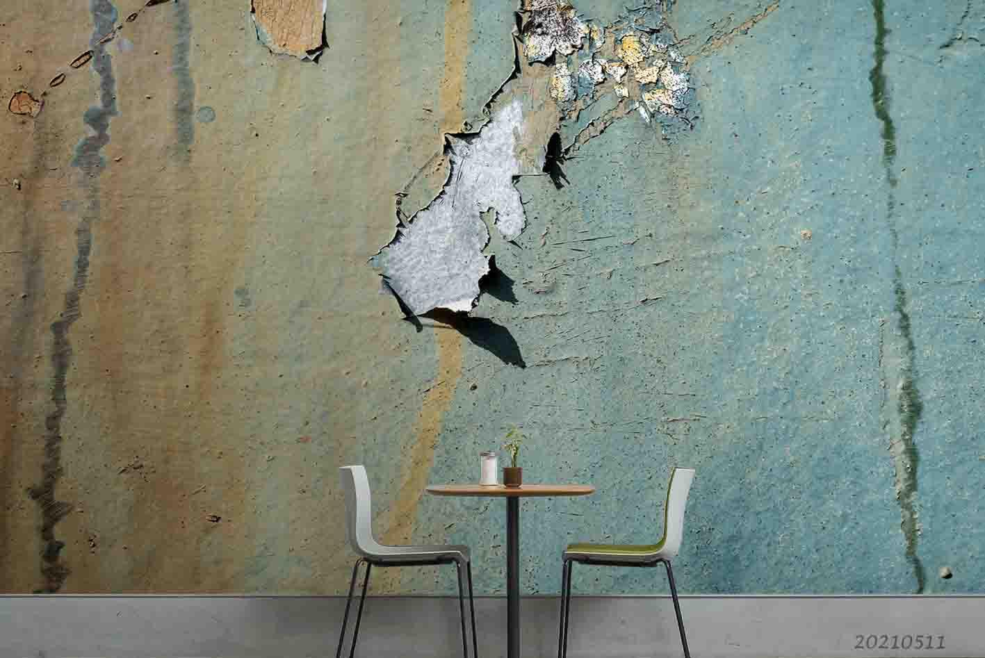 3D Dilapidated Wall Texture Wall Mural Wallpaper LQH 160- Jess Art Decoration