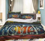 3D Abstract Colored Street Graffiti Quilt Cover Set Bedding Set Duvet Cover Pillowcases 164- Jess Art Decoration