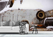 3D automobile snow wall mural wallpaper 11- Jess Art Decoration