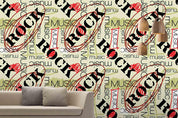 3D Vintage Letter Pattern Wall Mural Wallpaper LXL 1136- Jess Art Decoration