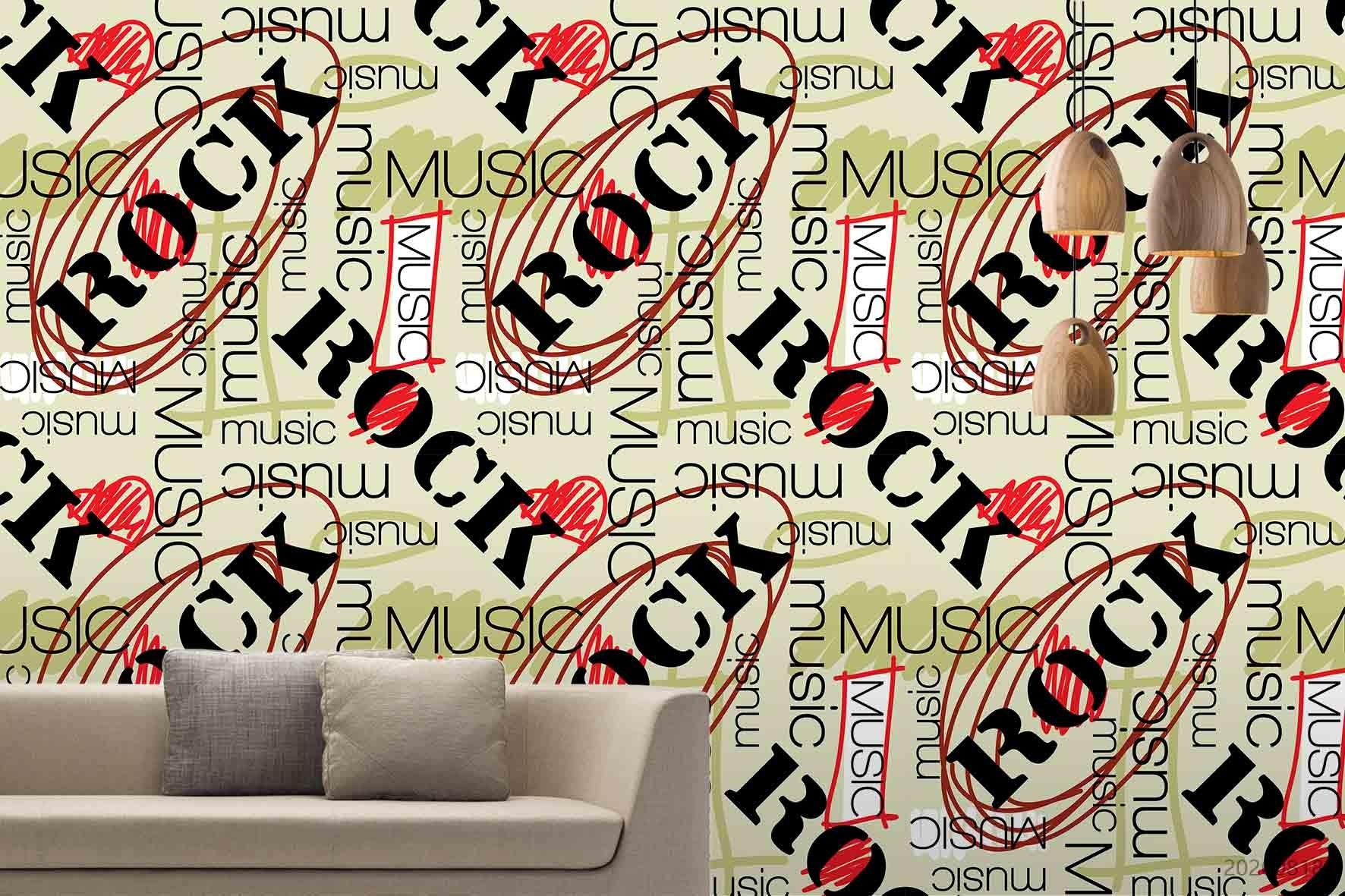 3D Vintage Letter Pattern Wall Mural Wallpaper LXL 1136- Jess Art Decoration