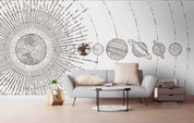 3D Solar System Wall Mural Wallpaper 141- Jess Art Decoration