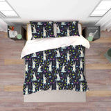 3D Hand Drawn Animal Rabbit Leaf Quilt Cover Set Bedding Set Duvet Cover Pillowcases 110- Jess Art Decoration