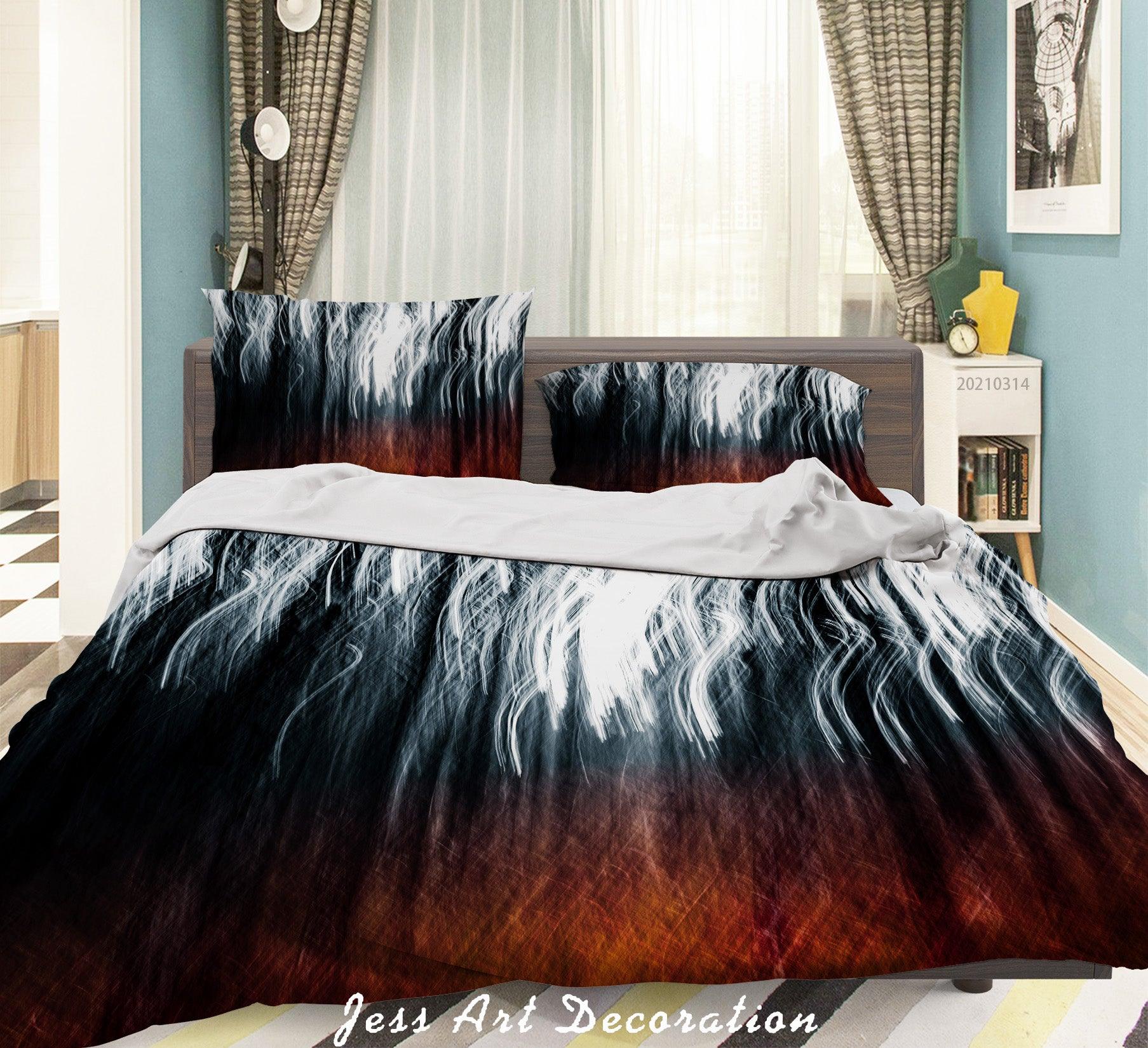 3D Abstract Graffiti Pattern Quilt Cover Set Bedding Set Duvet Cover Pillowcases 158- Jess Art Decoration