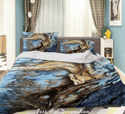 3D Abstract Blue Marble Pattern Quilt Cover Set Bedding Set Duvet Cover Pillowcases 126- Jess Art Decoration