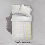 3D Fresh Abstract Line Pattern Quilt Cover Set Bedding Set Duvet Cover Pillowcases WJ 4030- Jess Art Decoration