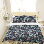 3D Plant Leaves Flower Pattern Quilt Cover Set Bedding Set Duvet Cover Pillowcases WJ 9028- Jess Art Decoration