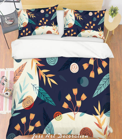 3D Yellow Flowers Quilt Cover Set Bedding Set Pillowcases 227- Jess Art Decoration