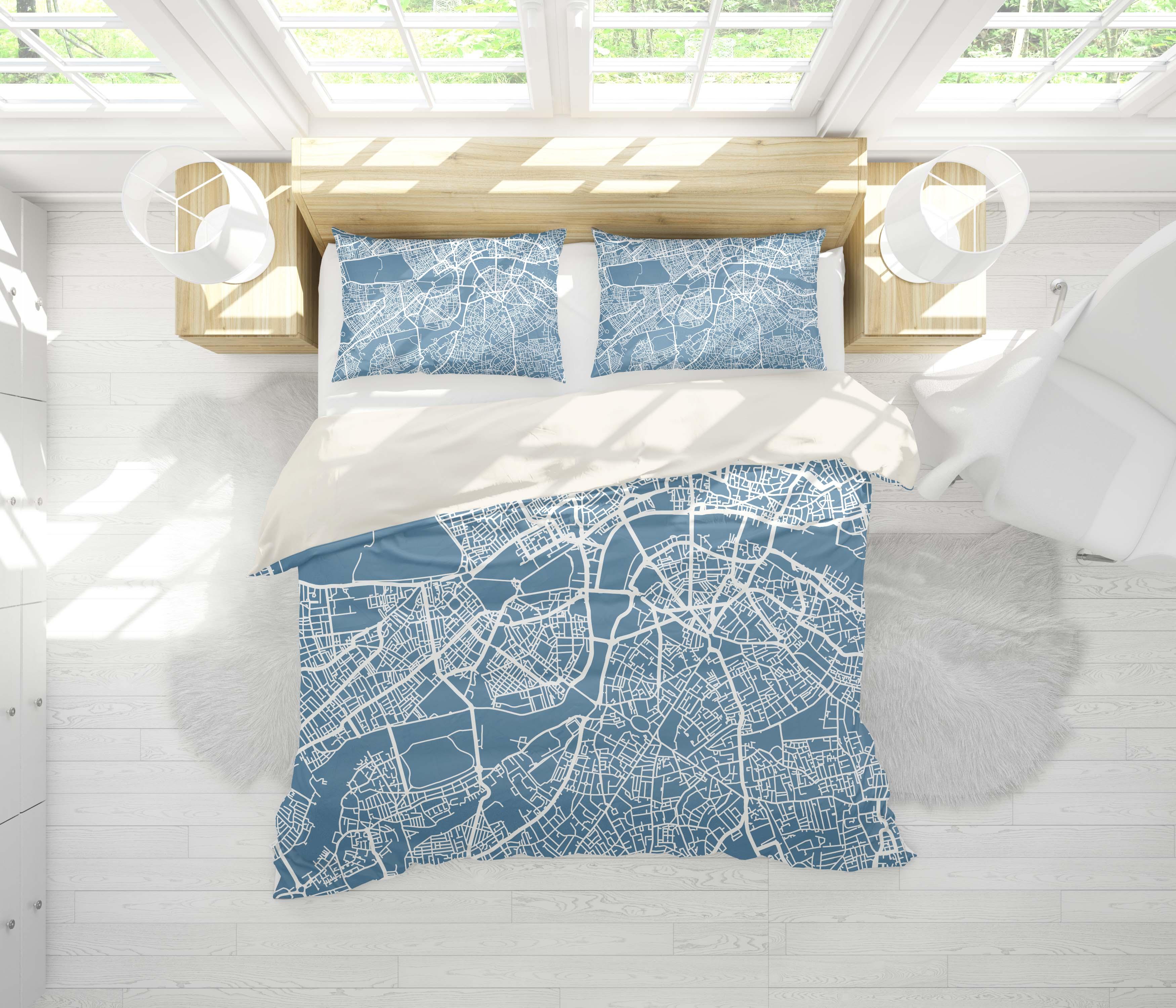 3D Abstract Line Pattern Quilt Cover Set Bedding Set Pillowcases 51- Jess Art Decoration