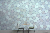 3D Vintage Geometry Hexagonal Pattern Wall Mural Wallpaper SWW839- Jess Art Decoration